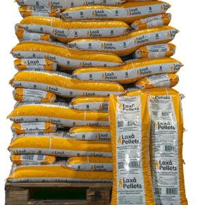 6 og 8 mm Laxå-Premium-Pellets 16 kg poser 832 kg kr. 82000,00 Hele træk 33 paller. Kunde læsser selv af.