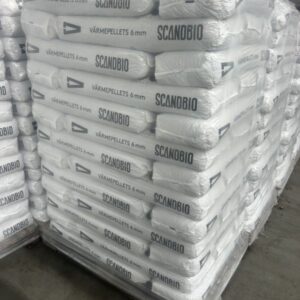 6 mm Scandbio 6 mm træpiller 832 kg. Kr. 3300,00